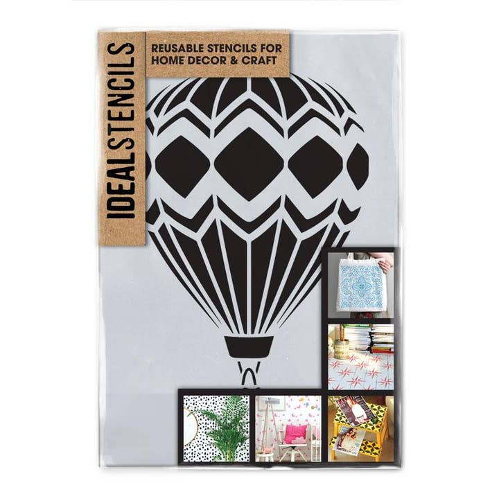Ideal Stencils – Großhandel Schablonier-/Bastelfarbe – Heißluftballon-Schablone