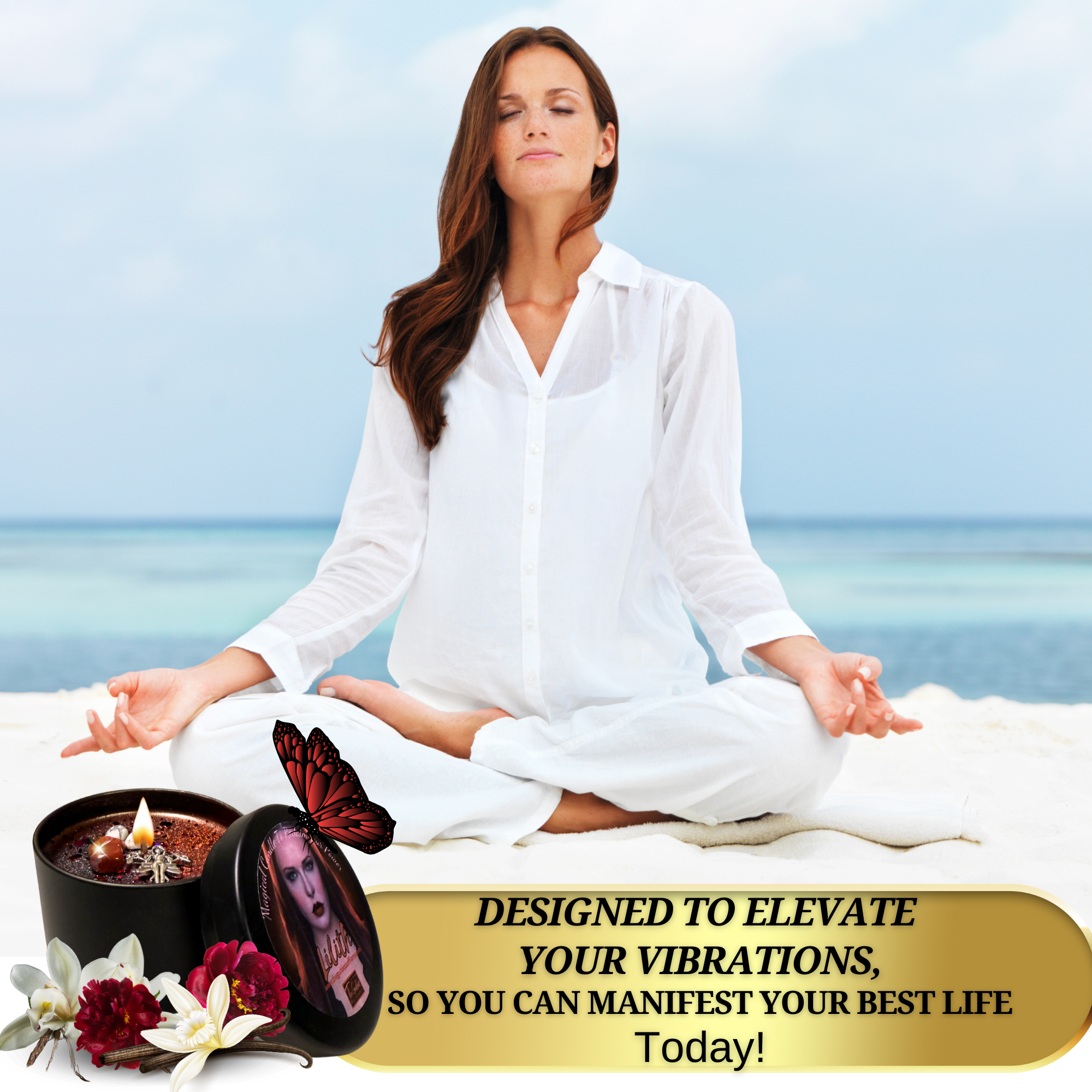 The Goddess of Flame - Wholesale Jar/Filled Candle - Lilith Summoning Spell Candle7