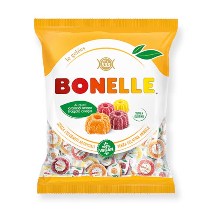 Bonelle Fruit Flavoured Jellies Candies 175g for wholesale by Made in eatalia