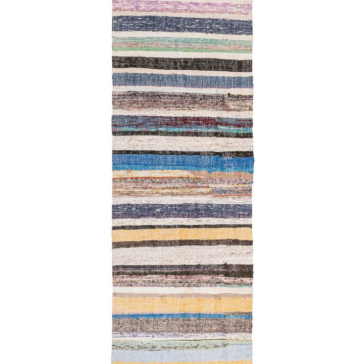 (2'7'' x 9'11'') Vintage turkisk kelimrandig löparmatta för wholesale av Rugtolia