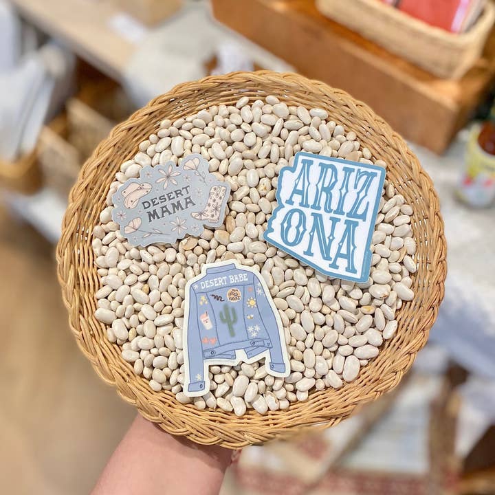 Creative Kind – Engroshandel Klistermærke – Desert Babe Denim jakke vinyl klistermærke3