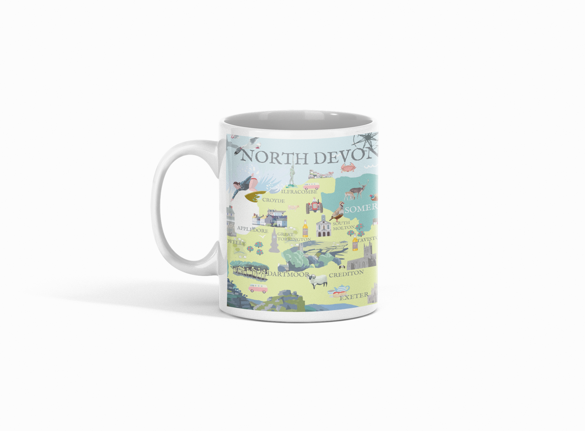 Betty Boyns Designs – wholesale Coffee mug – ILLUSTRATED MAP MUGS40