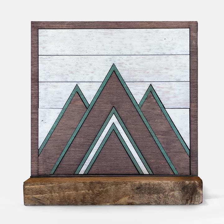 Bailey Buildables: Bluff Wood Mosaic DIY Craft Kit for wholesale by Bailey Builds