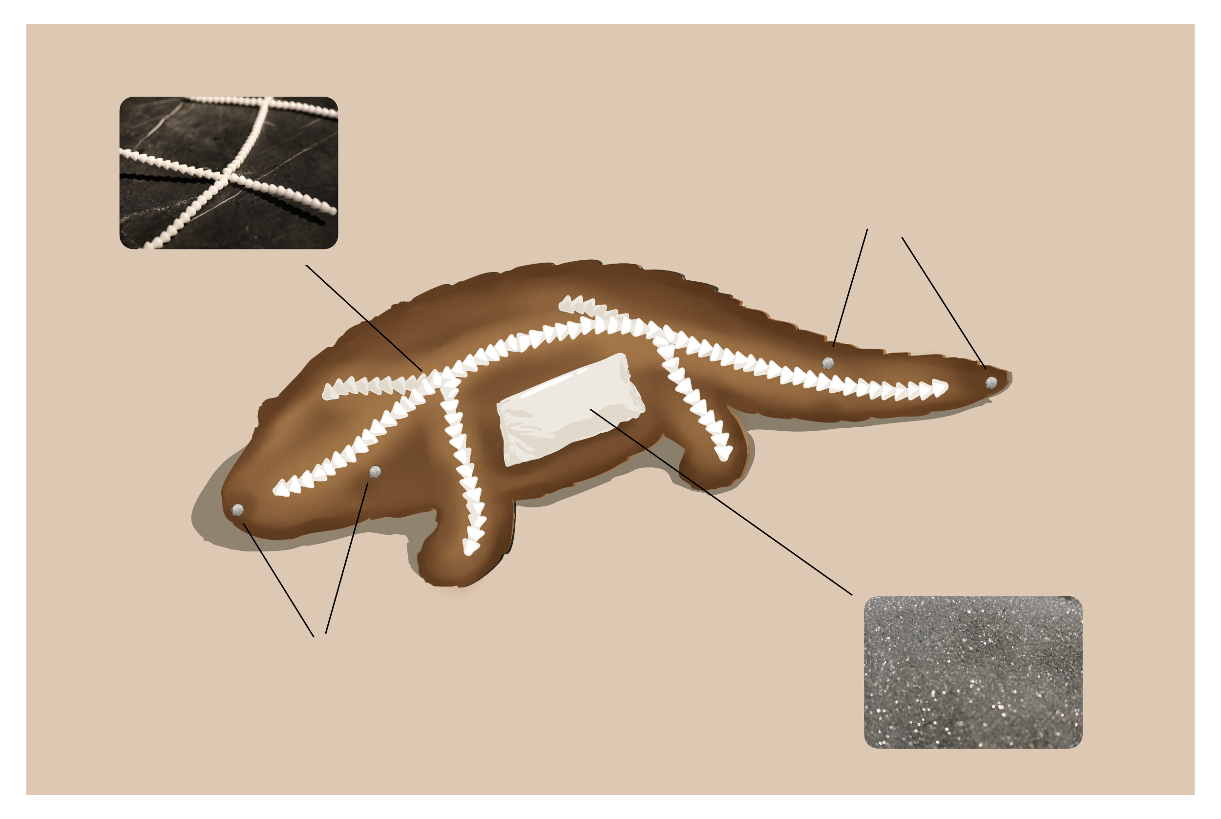 Axol & Friends - Wholesale Stuffed/Plush Toy - Kids & Baby - Pangolin Plush - 4lbs (1.75kg) Weighted13