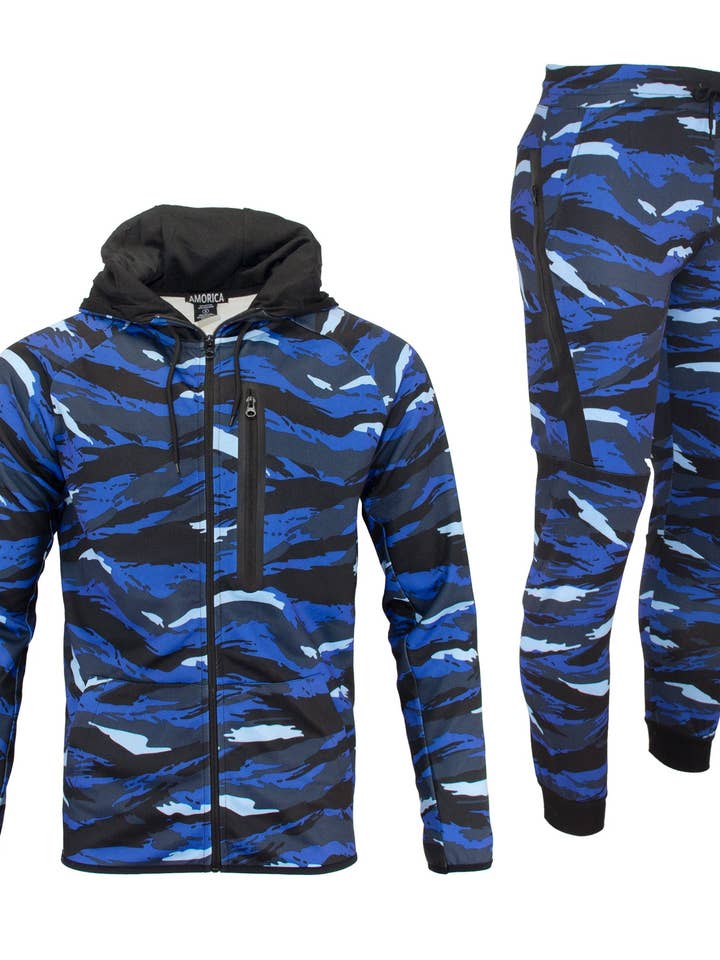 Men's StealthFlex UltraTech Fleece Set for wholesale by Amorica NYC