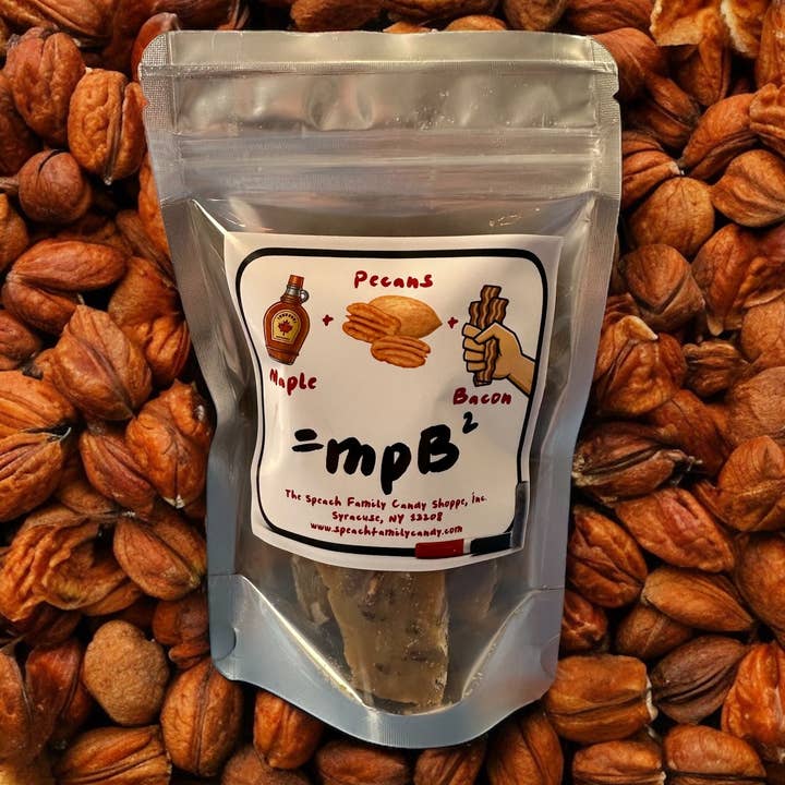 mpB2 - Maple Pecan Bacon Brittle for wholesale by Speach Family Candy Shoppe