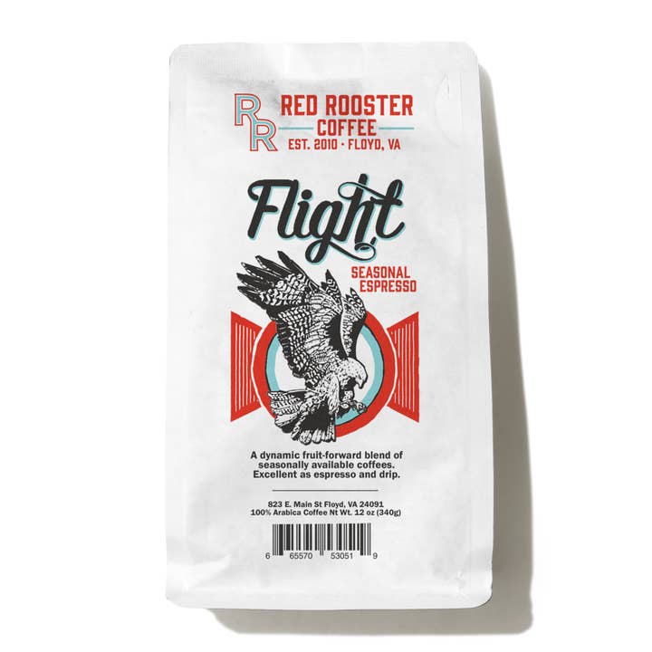 Red Rooster Coffee Roaster - Wholesale Coffee Beans - Flight Seasonal Espresso - Coffee Beans