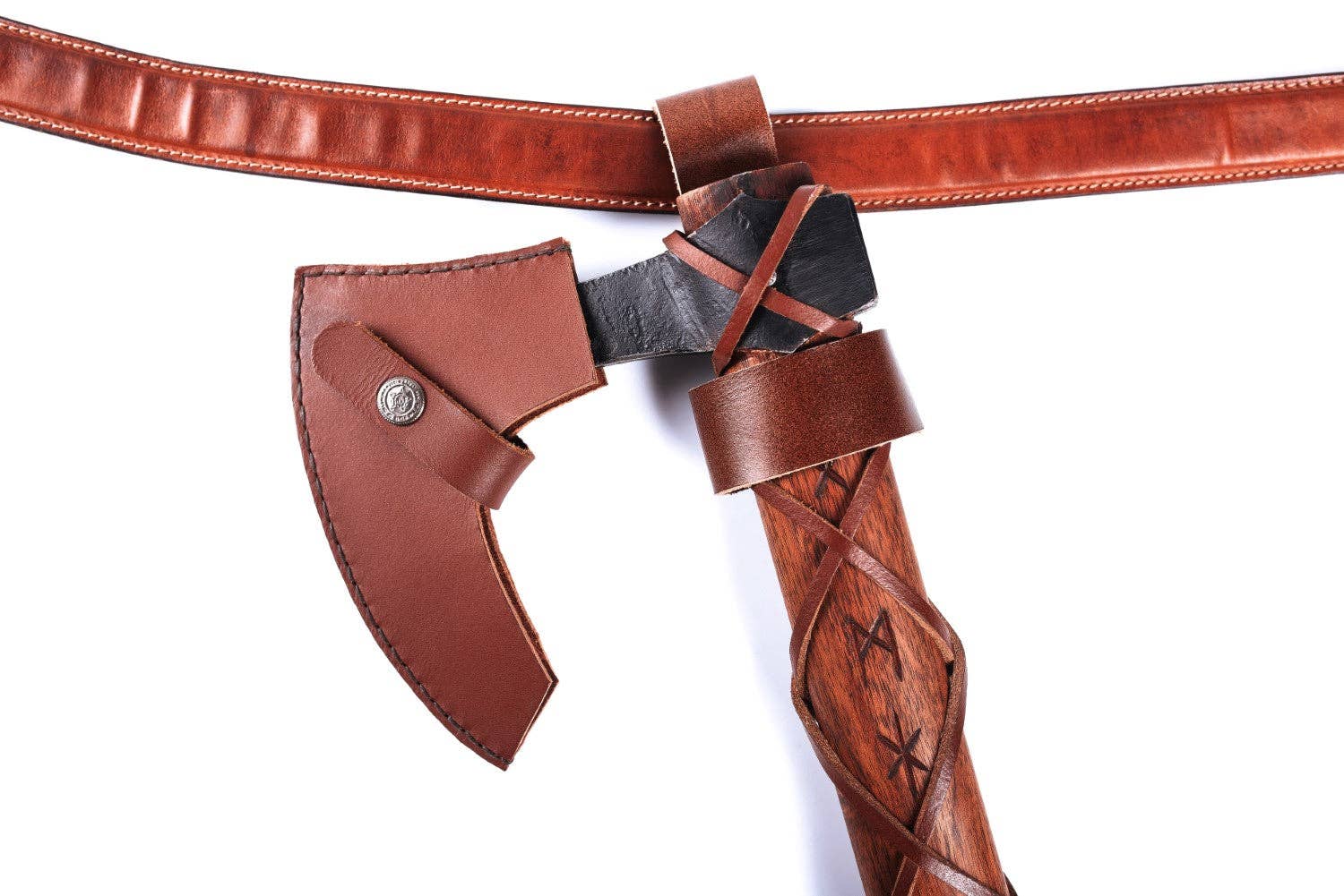 Norse Tradesman – Großhandel Gürtel – Herren – Axt Holster aus Leder7