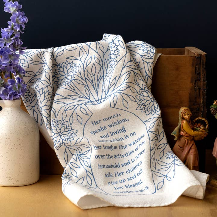 Little Things Studio – Großhandel Geschirrtücher – Nenne sie gesegnet Geschirrtuch — Sprüche 311