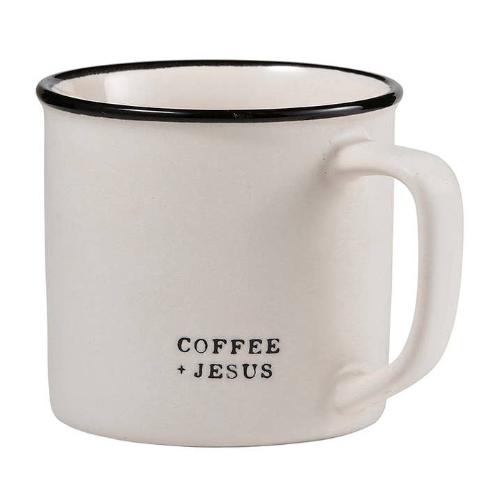 Face to Face Coffee Mug - Coffee + Jesus for wholesale by Santa Barbara Design Studio by Creative Brands