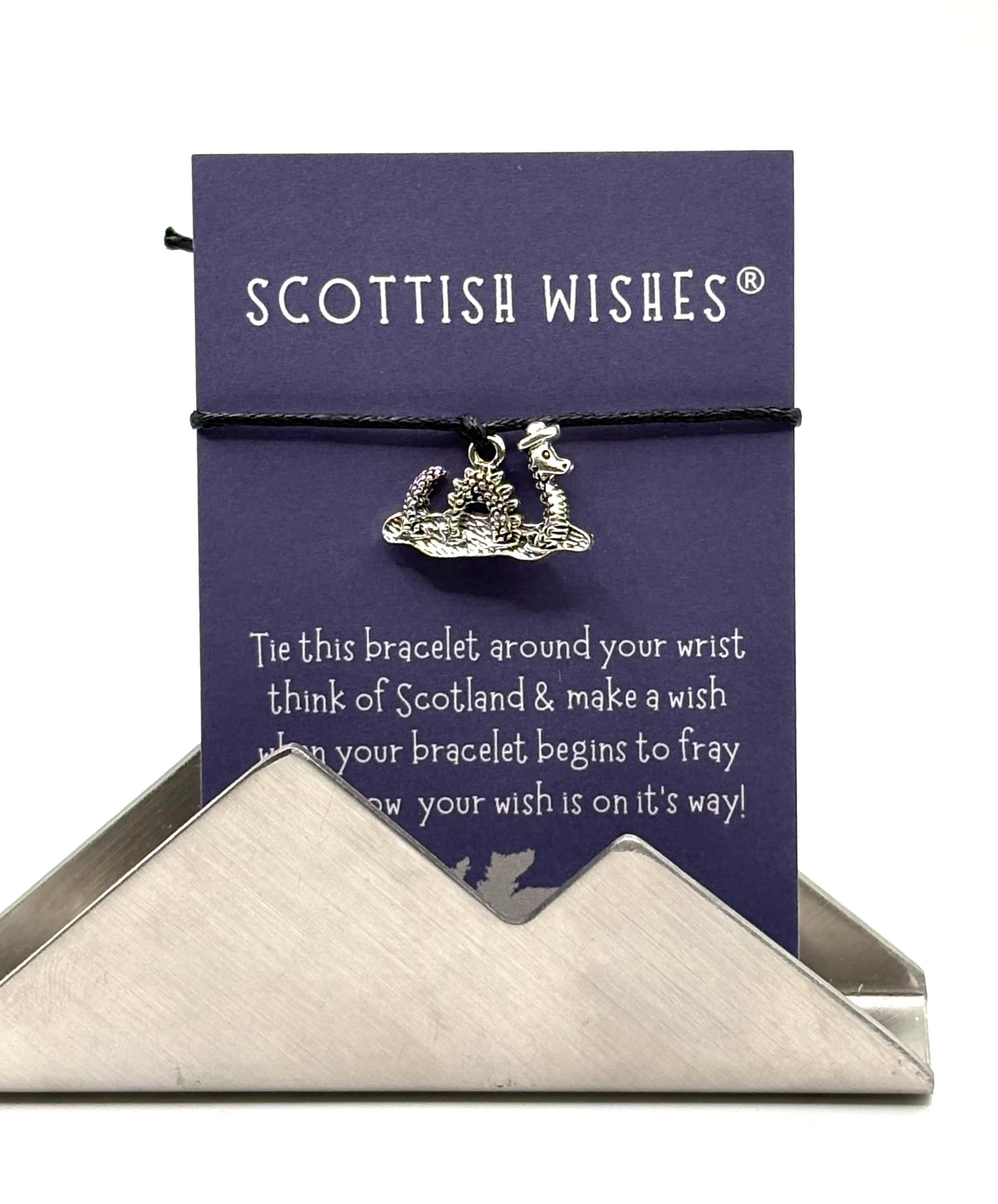 Arran Wishes – Engroshandel Armbånd med vedhæng – Nessie Ønskearmbånd (Loch Ness-uhyret)2