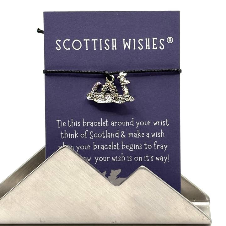 Arran Wishes – Engroshandel Armbånd med vedhæng – Nessie Ønskearmbånd (Loch Ness-uhyret)2