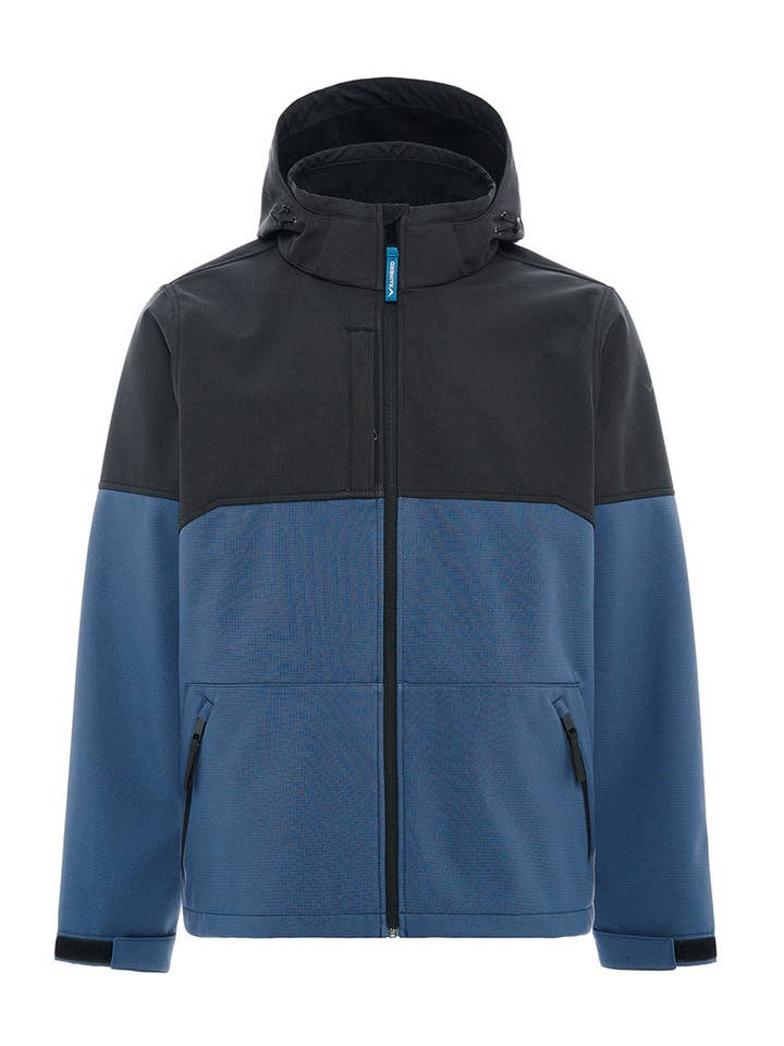 NERO/ BLU BAIA Giacca Softshell Antares in Blu Baia in vendita all'ingrosso su Faire