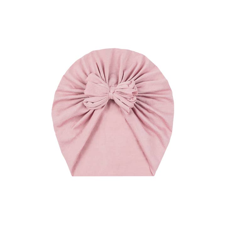 Sweet Peas Co - Wholesale Fashion Headband - Baby - Dusty Pink Bow Turban