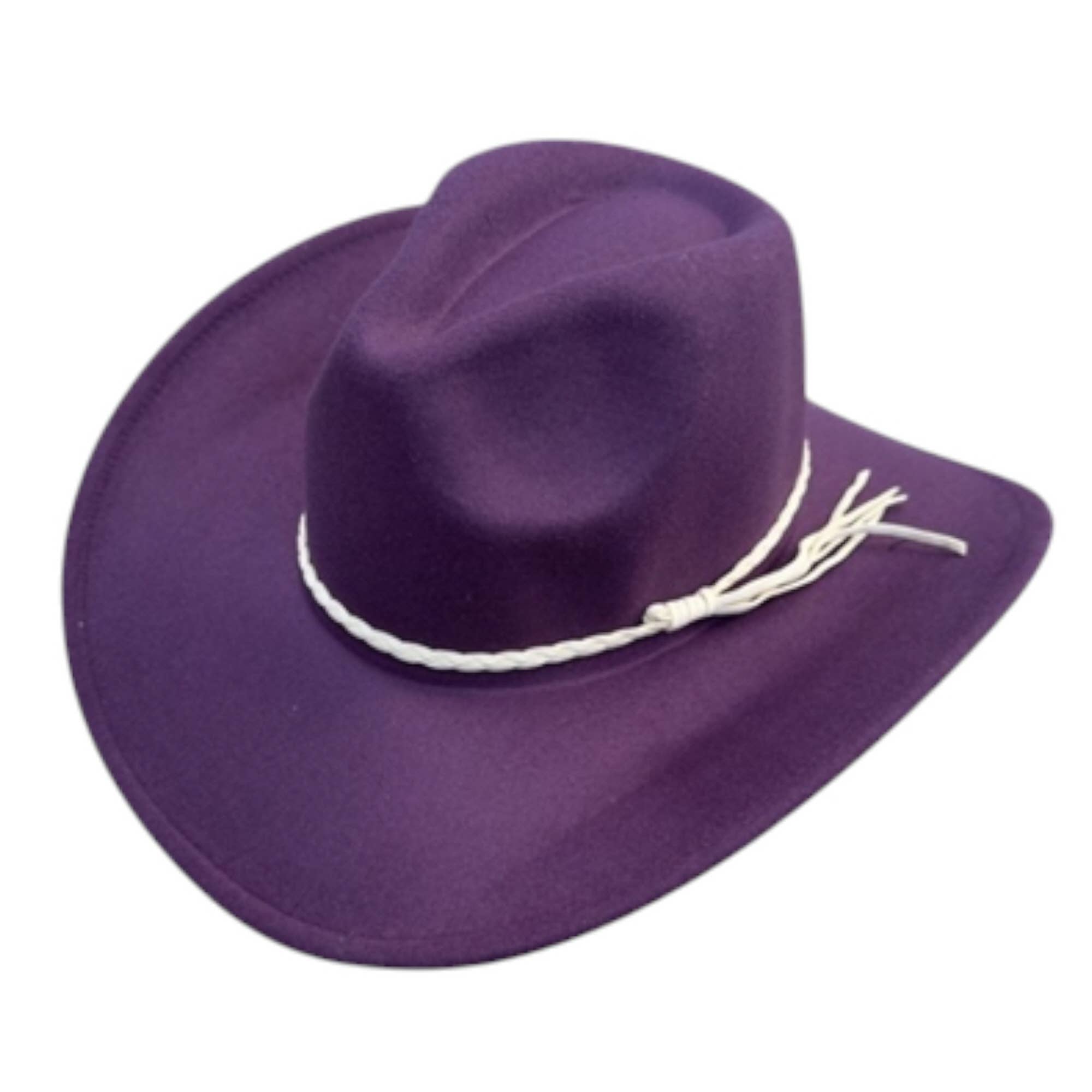 Portia Hat - Wholesale Cowboy Hat - Unisex - Vegan Felt Cowboy Hat – Classic Western Style5