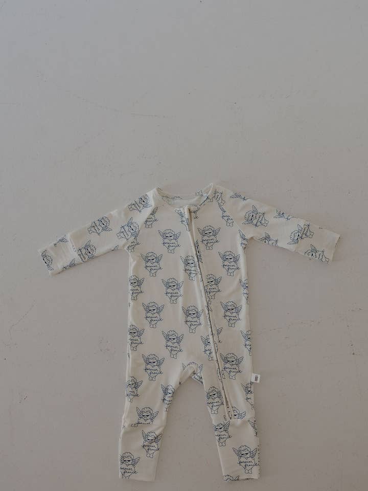 Forever French Baby - Wholesale Sleepsuit - Baby - Bamboo Zip Pajamas | ff Los Angeles5