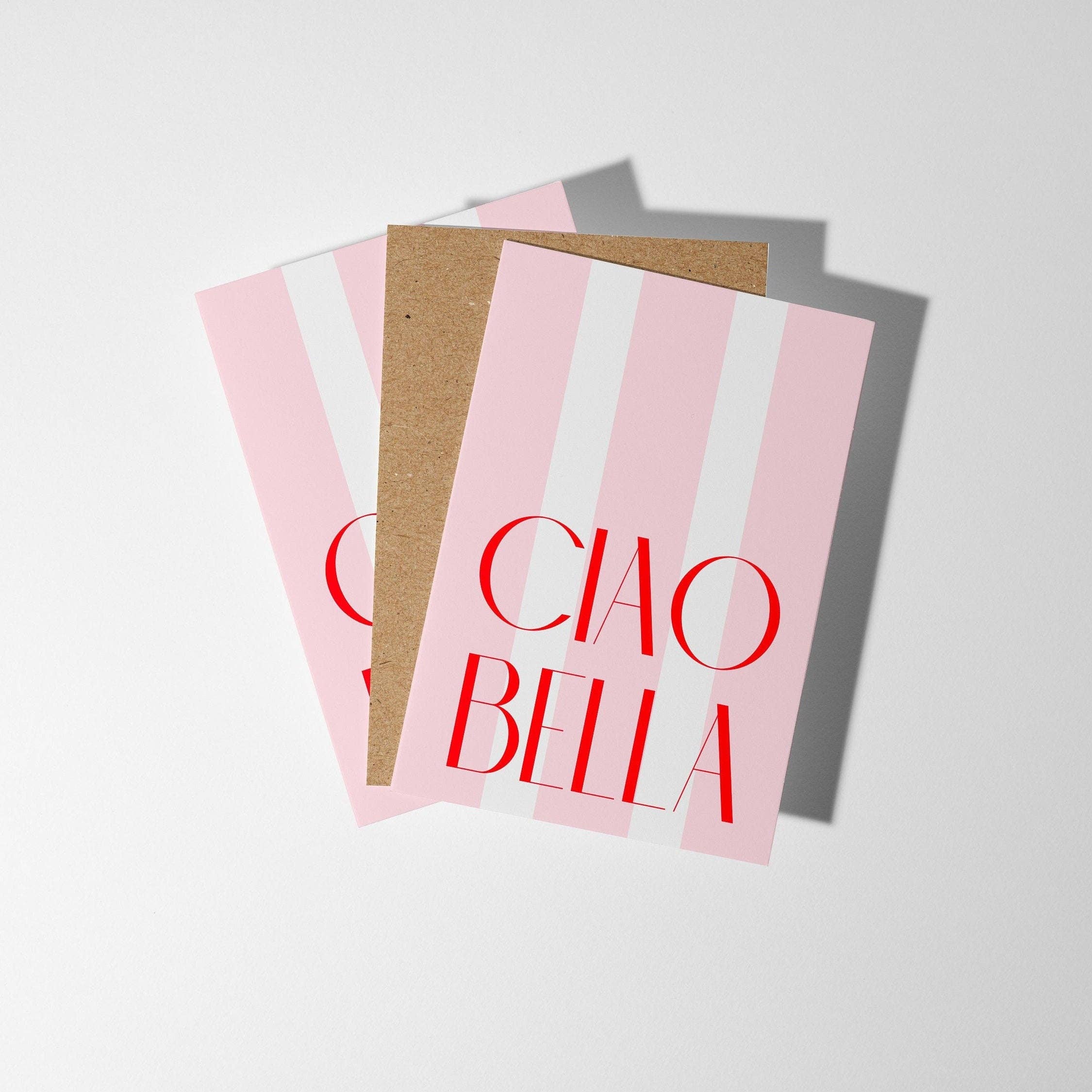 PulpKo - Vente Carte de vœux classique - Carte Ciao Bella0