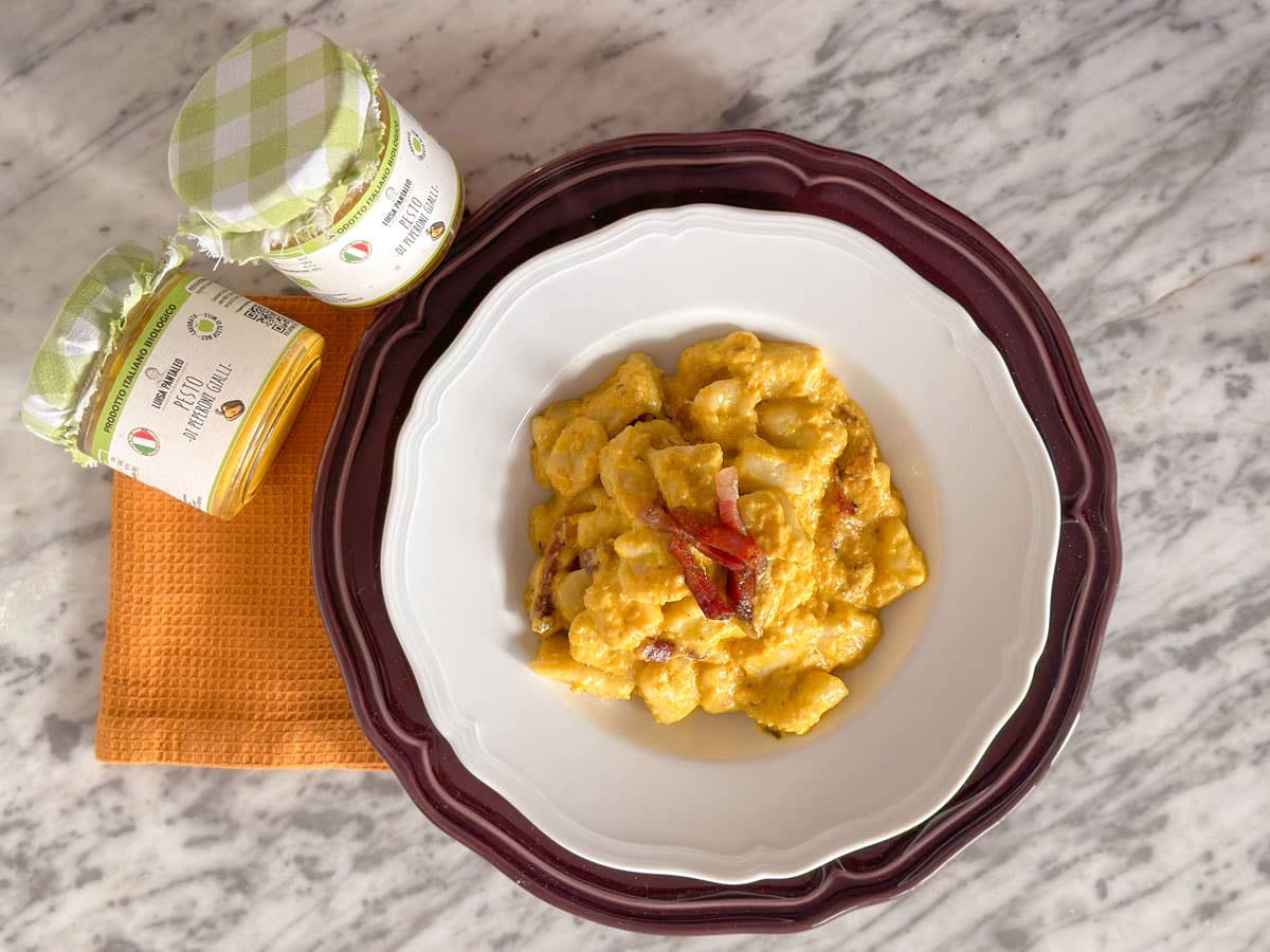 PANTALEO AGRICOLTURA SOC. AGR. SRL – Großhandel Pesto – Bio-Pesto mit gelbem Pfeffer, hergestellt in Italien6