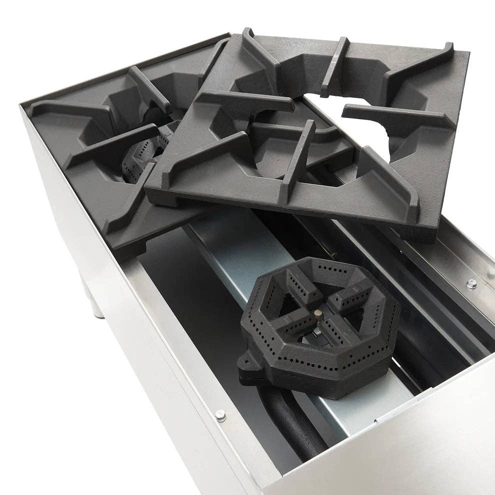 EcoQuality – wholesale Kitchen appliance – NGHP-2-6, 12" to 36", 2-6 burner, Natural Gas Hotplate4