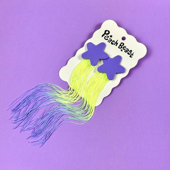 Maxi Fringe Earrings for wholesale by Peach Beast