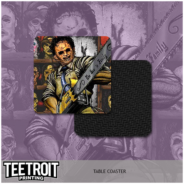 Teetroit Printing LLC - Wholesale Onderzetters - Horror tafelonderzetters per set van 20, zelf designs kiezen15