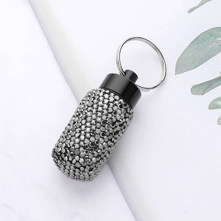 Sensibling Corp. - Wholesale Keychain - Women's - Bling Mini Pill Case Keychain