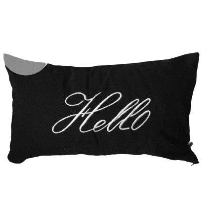 Hello pillows, Porch pillows 12x20 Lumbar Pillows for wholesale by Snazzy Living