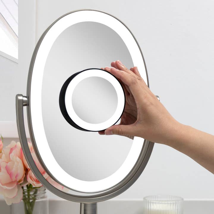 Zadro, Inc. - Wholesale Compact Mirror - Lighted Compact Mirror with Magnification & Suction Cups