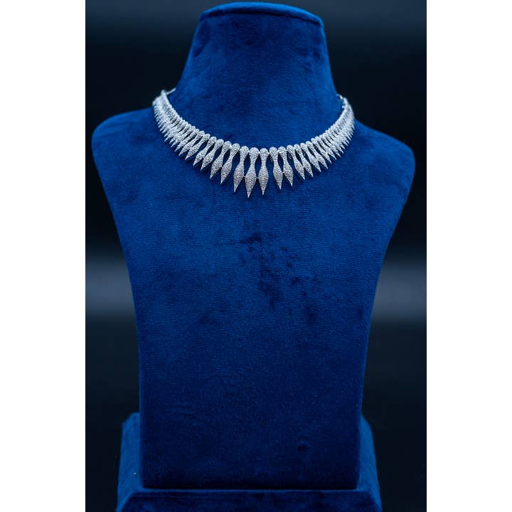 Vastrabhushan - Wholesale Jewelry Set - Marquise Cut Diamond Choker Statement Piece7