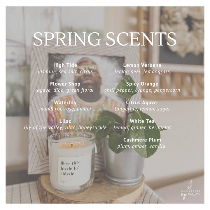 Illuminate Space - Wholesale Jar/Filled Candle - Some days we bloom some days we gloom Soy Candle8