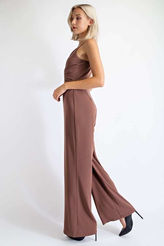 Edit by Nine - Wholesale Jumpsuit - Women's - CP1182 CREPE KNIT CAMI LONG JUMPER WITH CENTER FRONT2