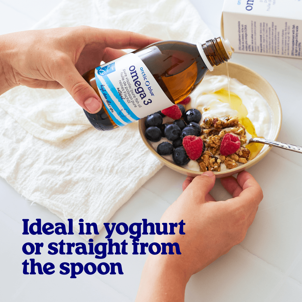 Arctic Blue – Suplemento/vitamina oral por atacado – Óleo de Peixe Kids com DHA, EPA e Vitamina D3 - MSC (frasco 150 ml)5