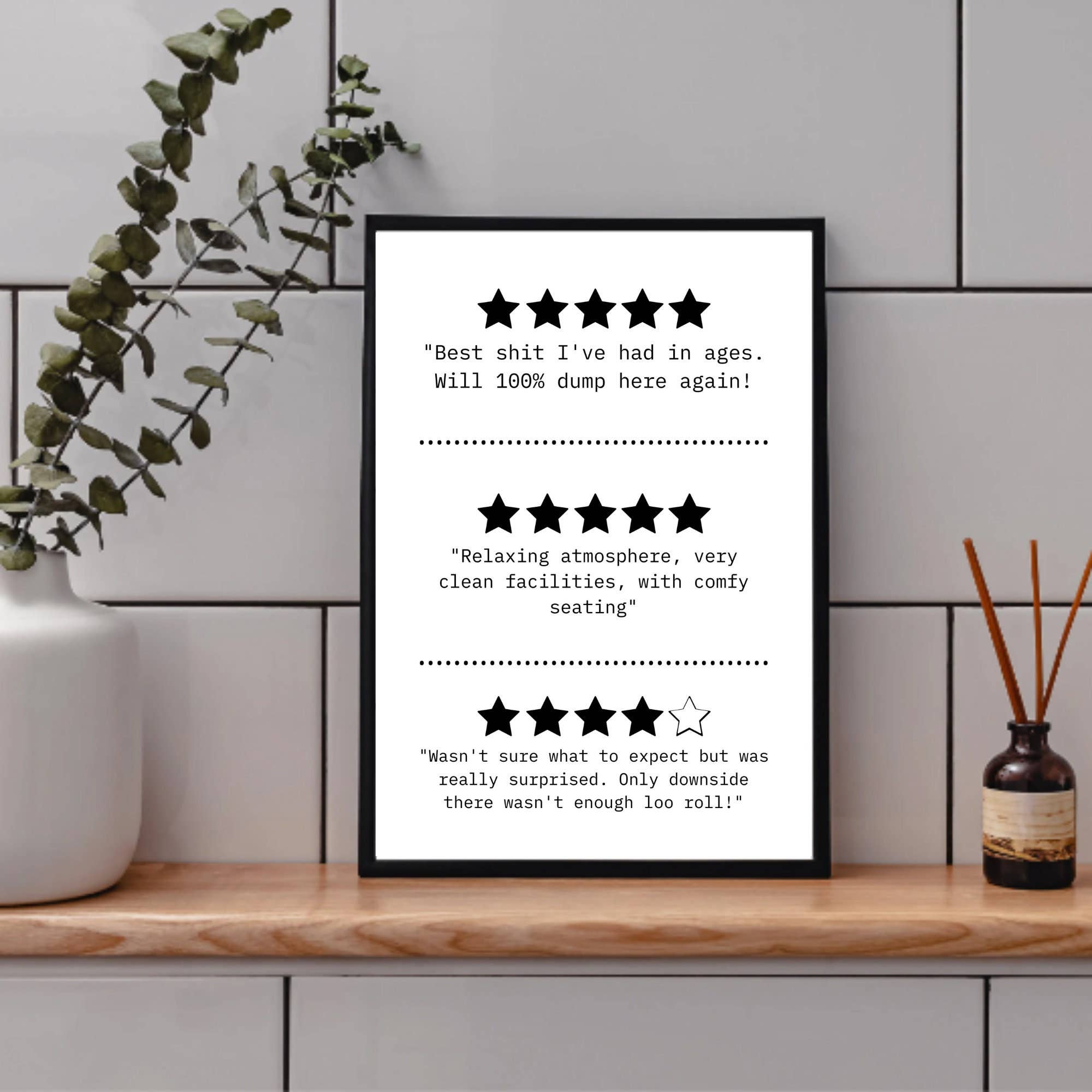 PRINTD image – wholesale Bathroom sign – Bathroom Wall Decor, Fun Bathroom Poster, Toilet Prints1