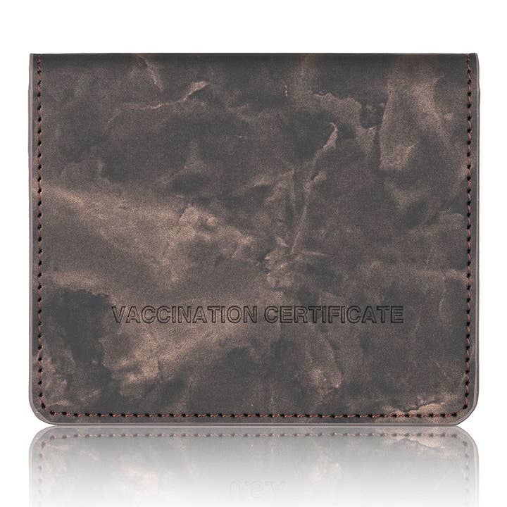 Ole - Wholesale Card Holder - Women's - Marbling Vaccine Card Holder HB15902