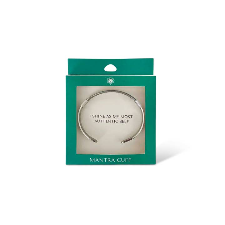 Future You Project® – Großhandel Manschettenarmband – 'Ich strahle als mein authentischstes Selbst' Mantra-Armband1