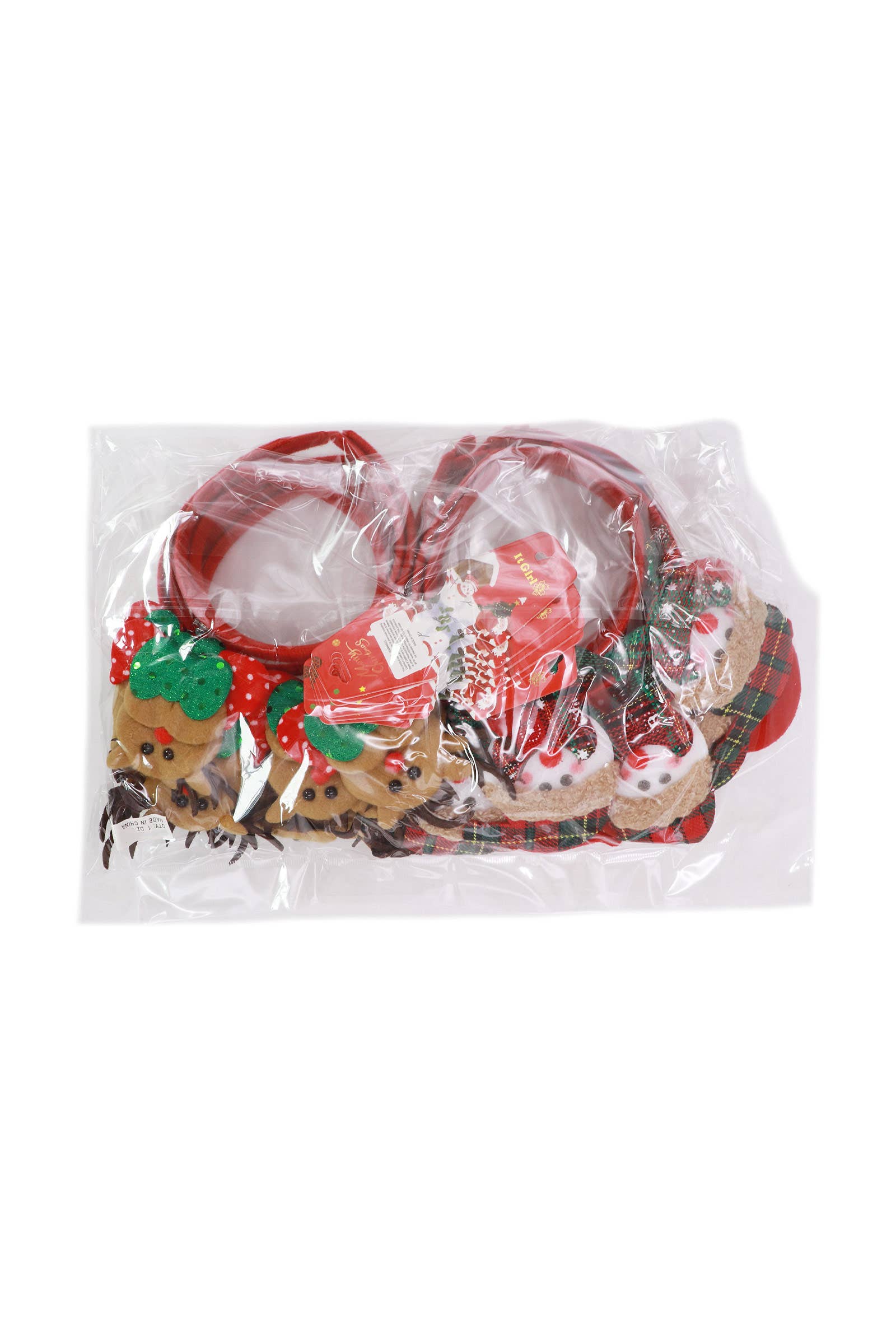 ASSORTI Couvre-têtes fantaisie en forme de guirlandes scintillantes de Noël en vente sur Faire8