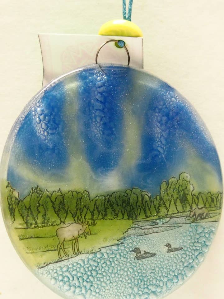 Lake Scene Ornament / Suncatcher for wholesale by Pampeana