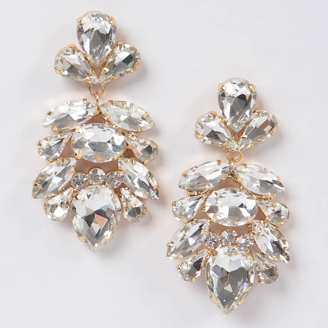 3AM BY H&D ACCESSORIES - Wholesale Dangle Earrings - Multi Stone Party Earring1