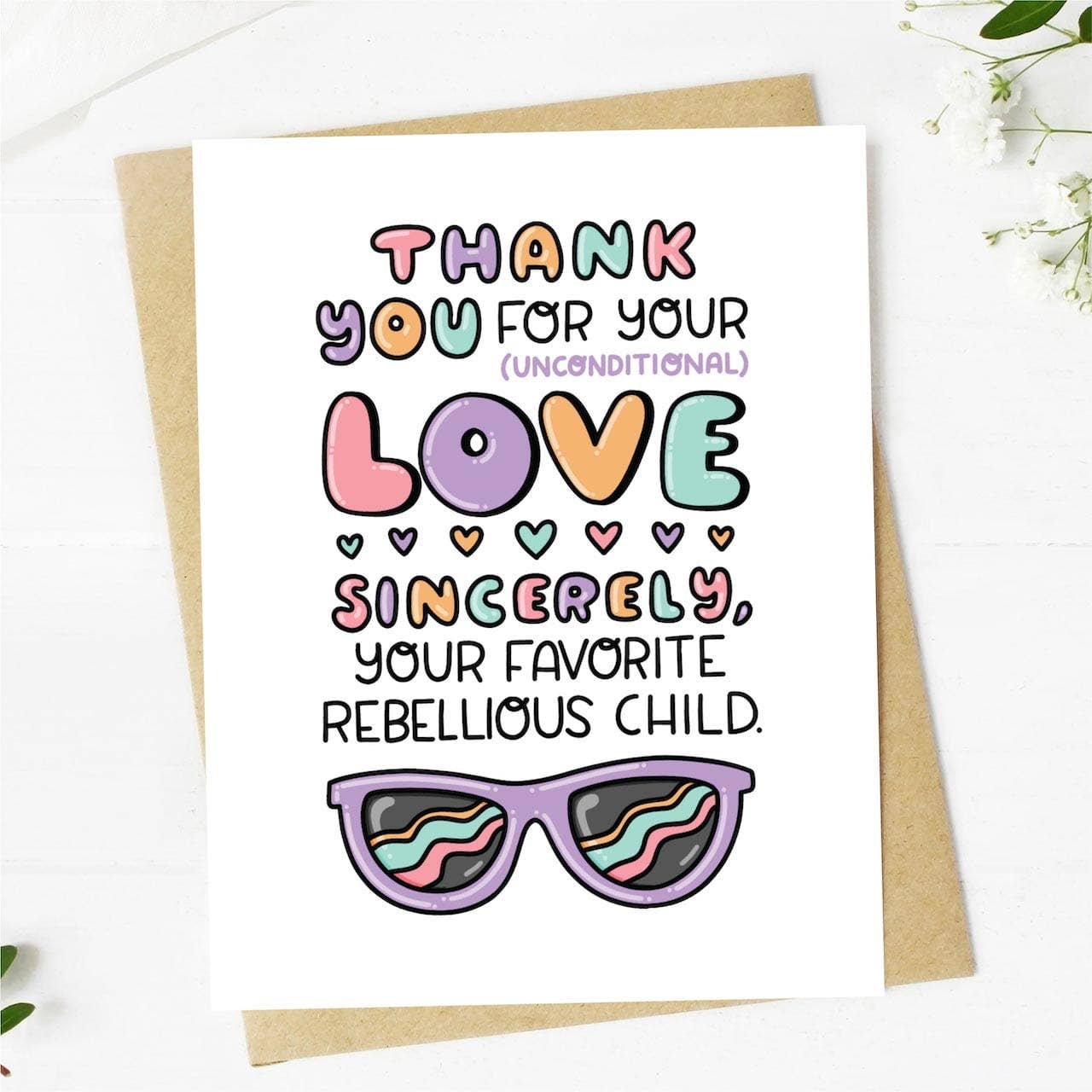 Big Moods - Wholesale Mother's Day Card - Funny Mother's Day Card from Your Rebel Child3