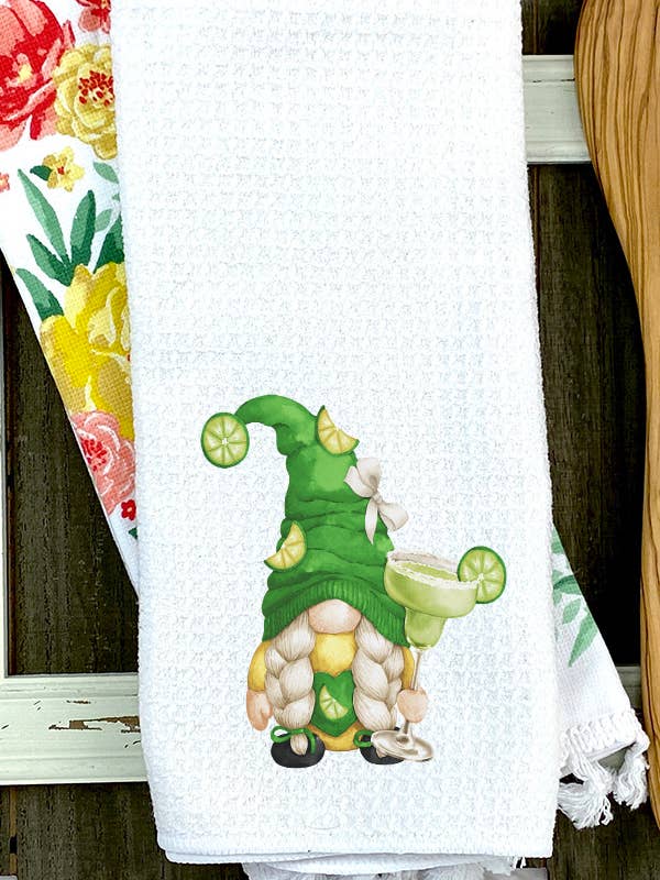 Serviette de toilette Gnome Margarita Lime 17322 pour la vente par Cali Boutique Wholesale