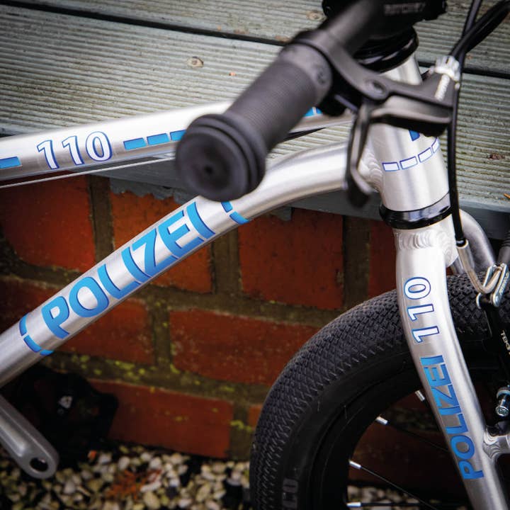 Farbviereck – wholesale Klistermärke - Barn och baby – Polisen klistermärke set barncykel