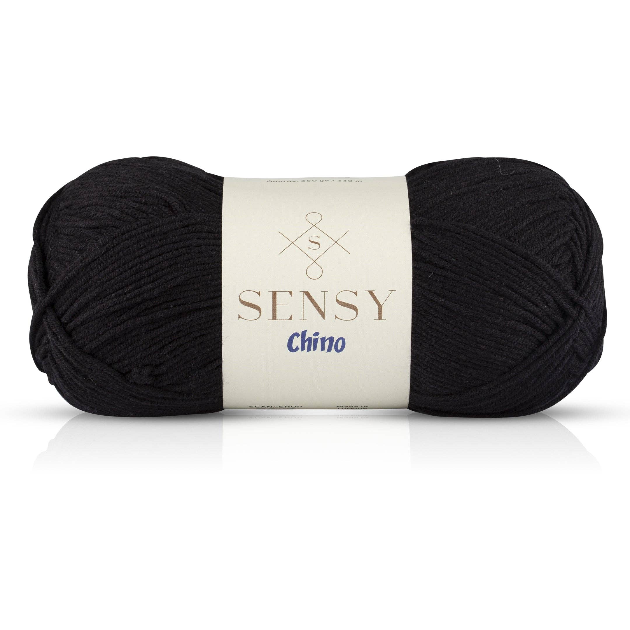 Sensy - Wholesale Yarn - Sensy Chino Soft Cotton Yarn, 3.5 oz, 360 Yards, Gauge 2 Fin2