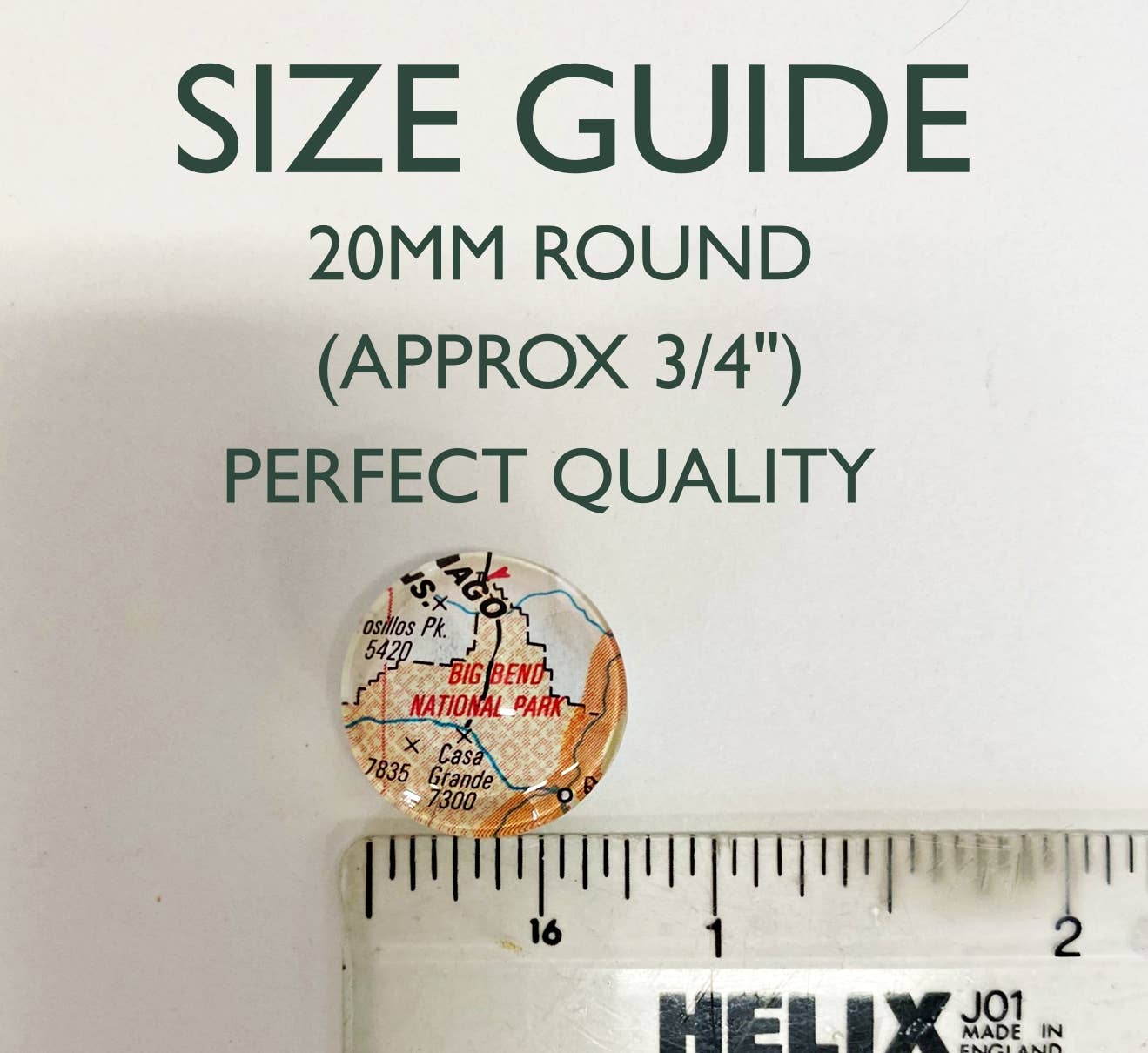 Tanner Glass - Wholesale Magnet - Vintage Map Magnet - Mini REPRODUCTION - custom location4