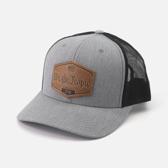 Range Leather Co. - Wholesale Trucker Hat - Unisex - We The People Hat | Leather Patch Trucker Hat12