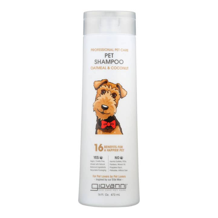 Giovanni Pet Shampoo Oatmeal & Coconut, 16 Oz for wholesale by Everyday Supply Co