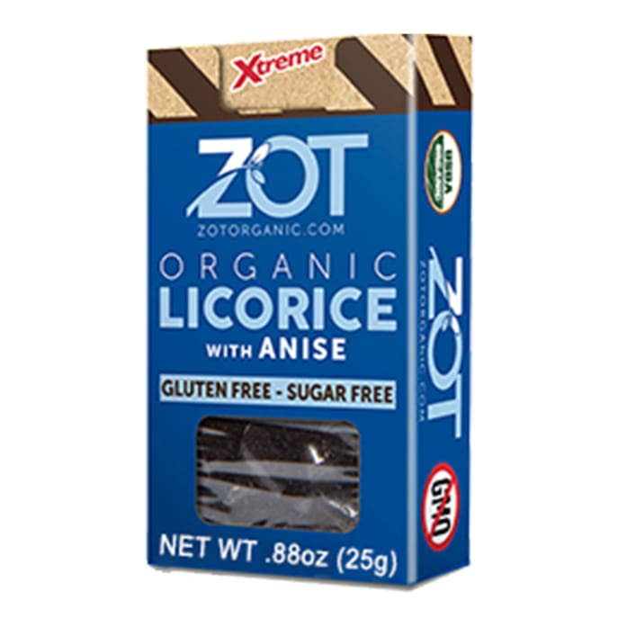 Zot Organic by Phyto-Plus - Wholesale Licorice - Organic Licorice Extract Treats, Anise flavored .88oz