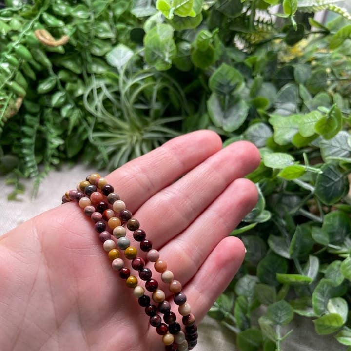Mookaite Jasper 4mm Beaded Bracelet and other Purchase Wholesale mookaite jasper. Free Returns & Net 60 Terms on Faire trending on Faire.