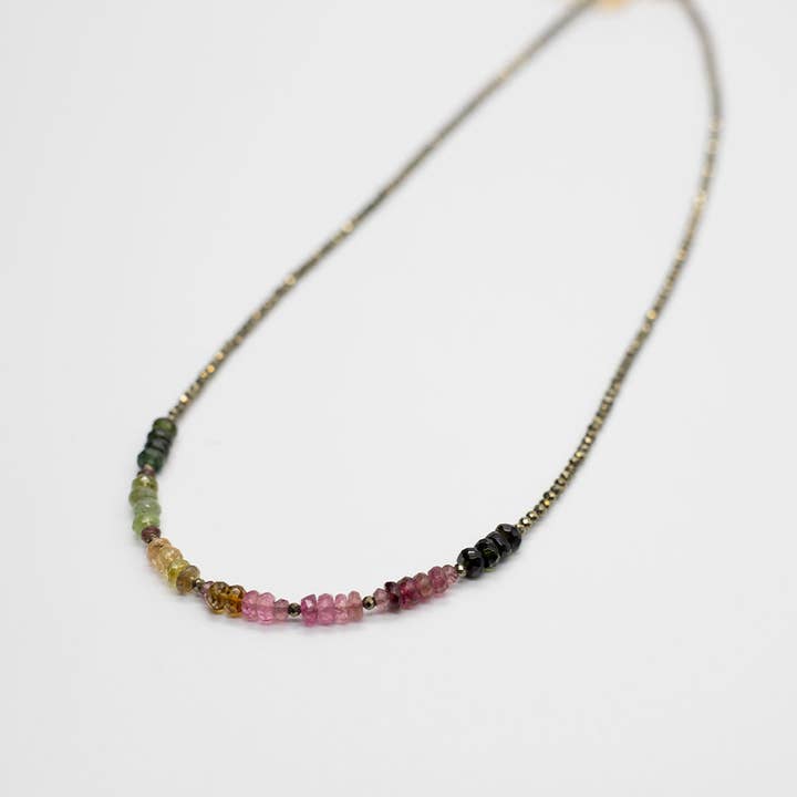 Susan Roberts Jewelry - Wholesale Beaded/Pearl Necklace - Tourmaline Iris Necklace2