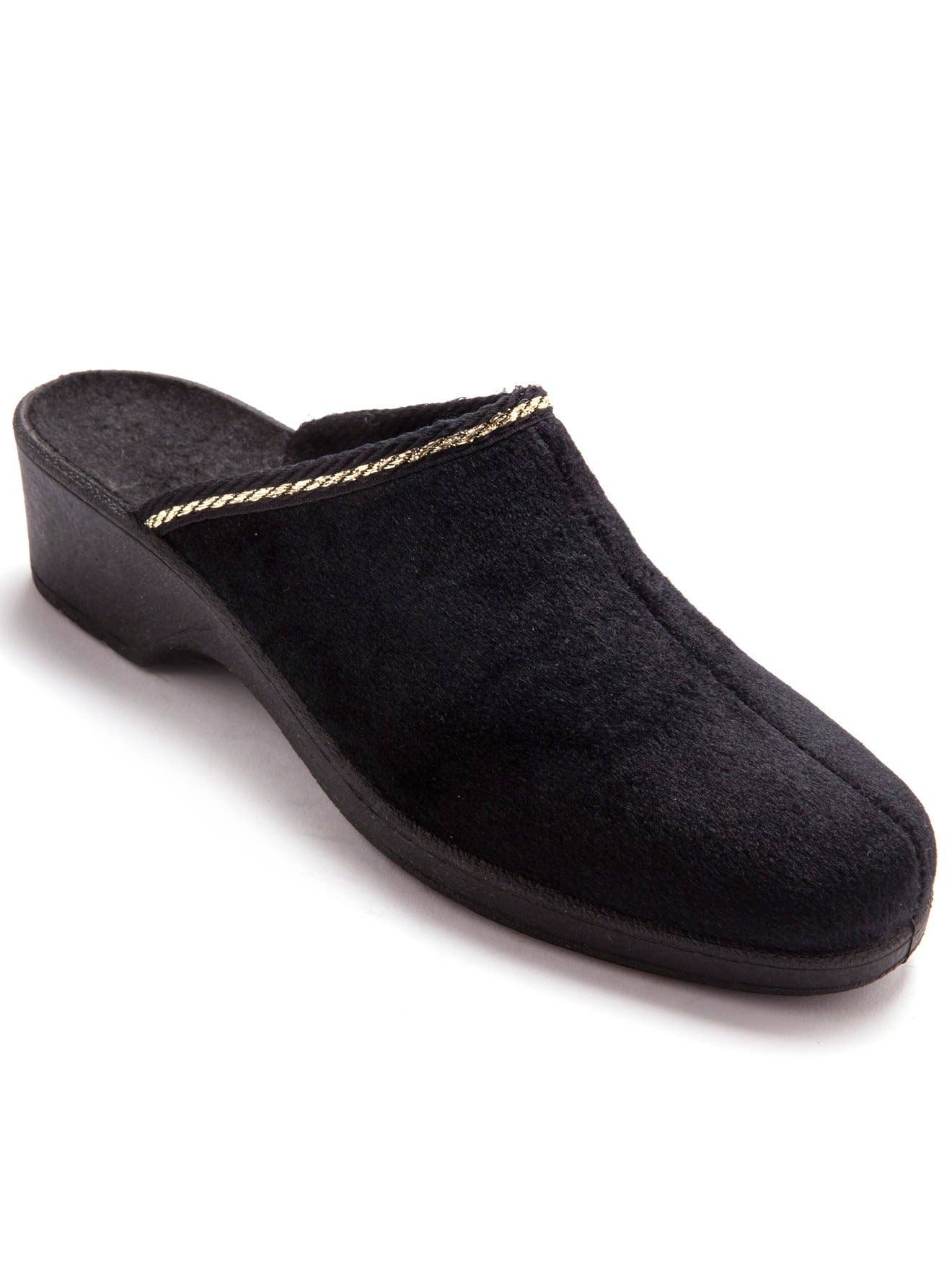 Noir Sabots Ultra Souples Unis Ou Imprimés (1005120_0026) en vente sur Faire0