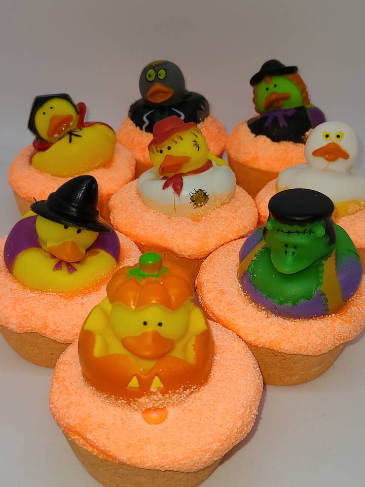 Halloween Rubber Ducks Bath Bomb for Kids, Sassy Bubbles for wholesale by Sassy Bubbles